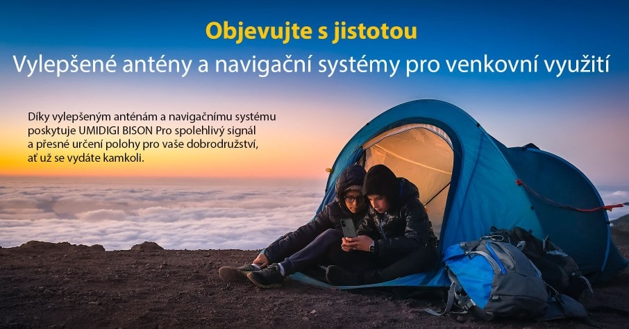 UMIDIGI BISON Pro venkovní využití